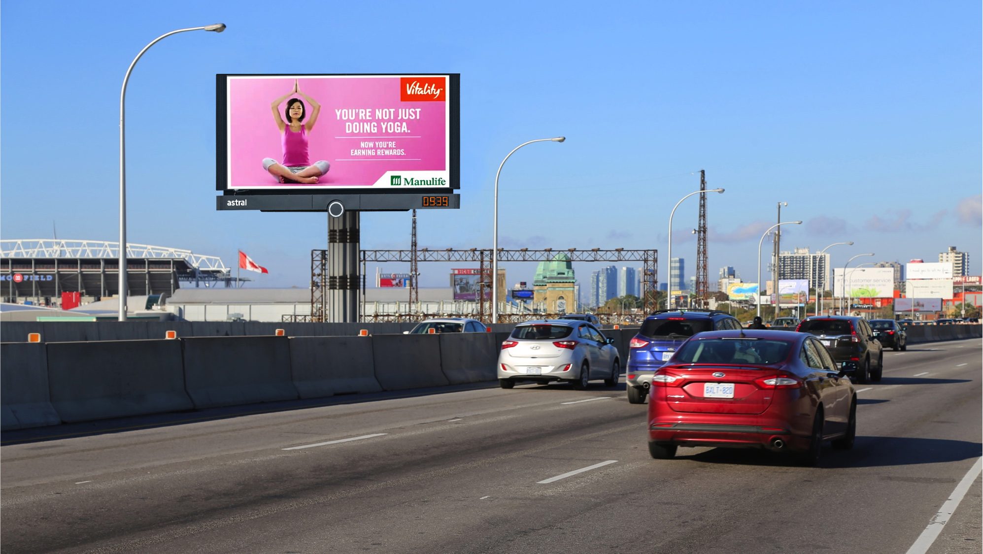 Billboards digital out-of-home screen by Astral
