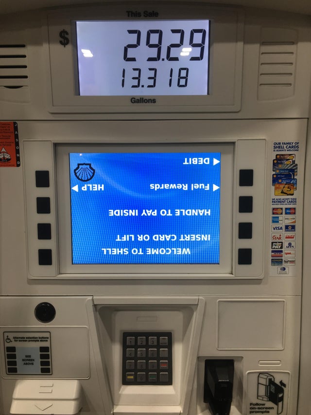 Gas Stations digital out-of-home screen by Gstv