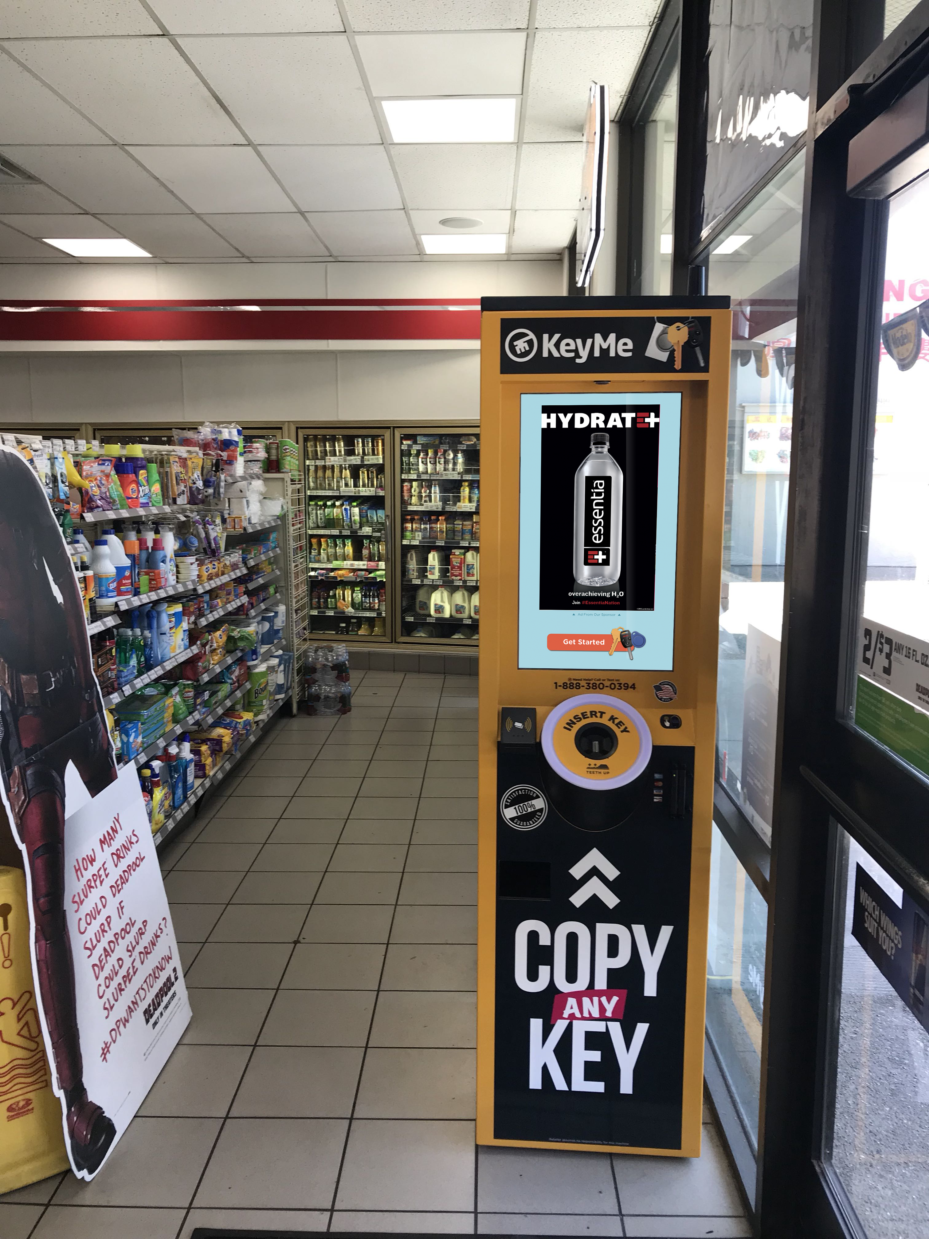 Convenience Store digital out-of-home screen