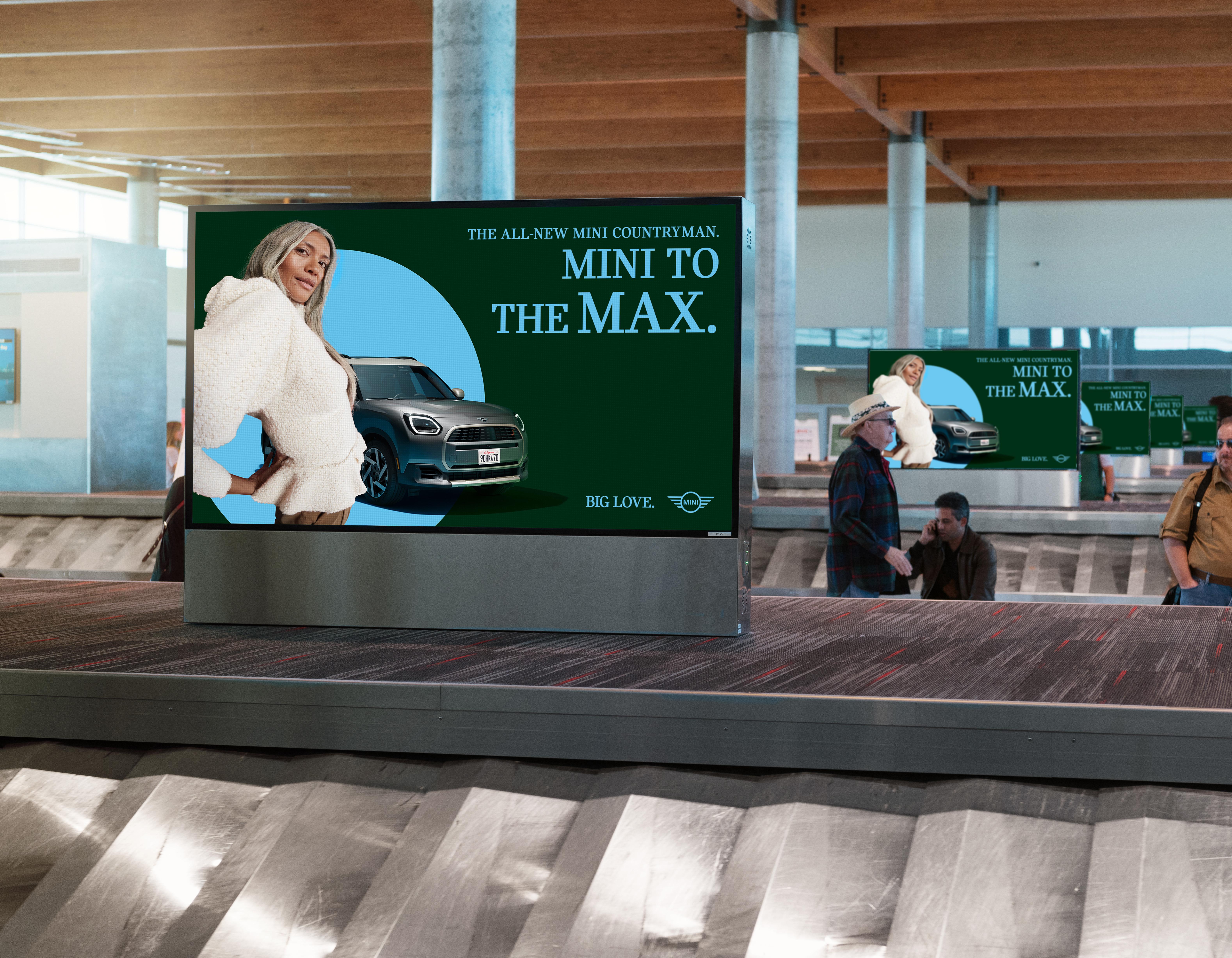 Airports digital out-of-home screen