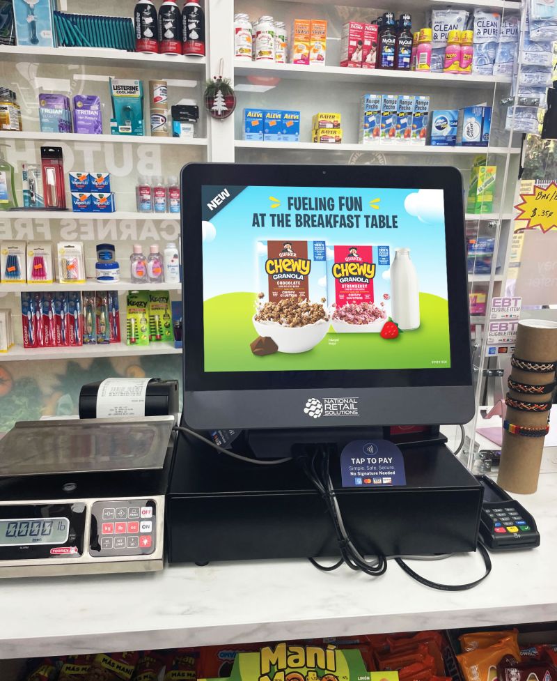 Convenience Store digital out-of-home screen