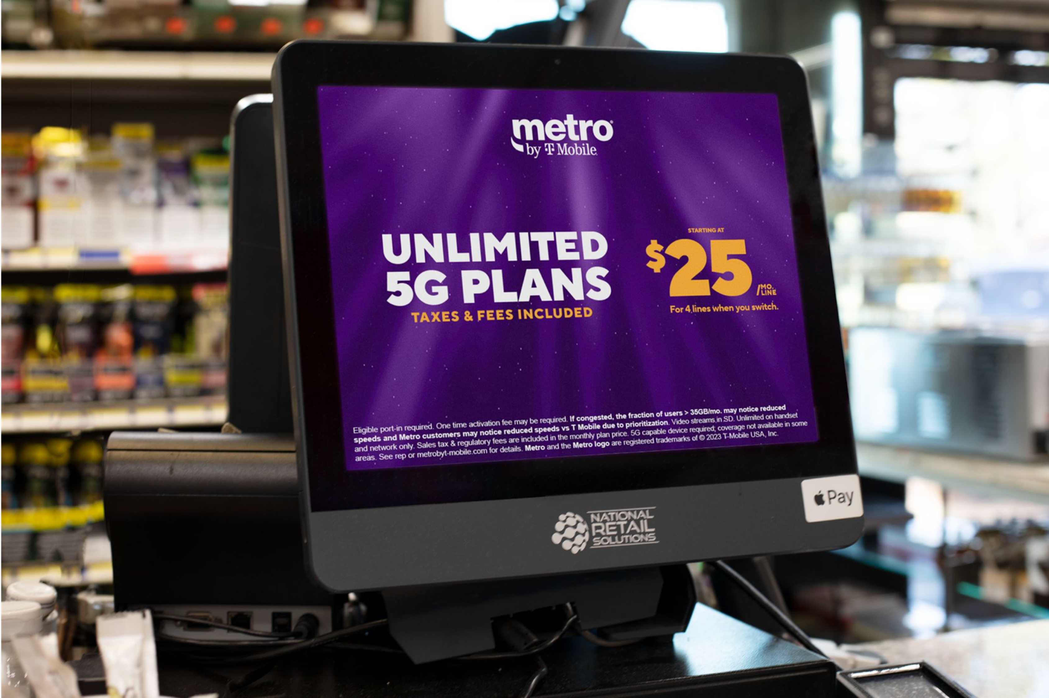 Retail digital out-of-home screen