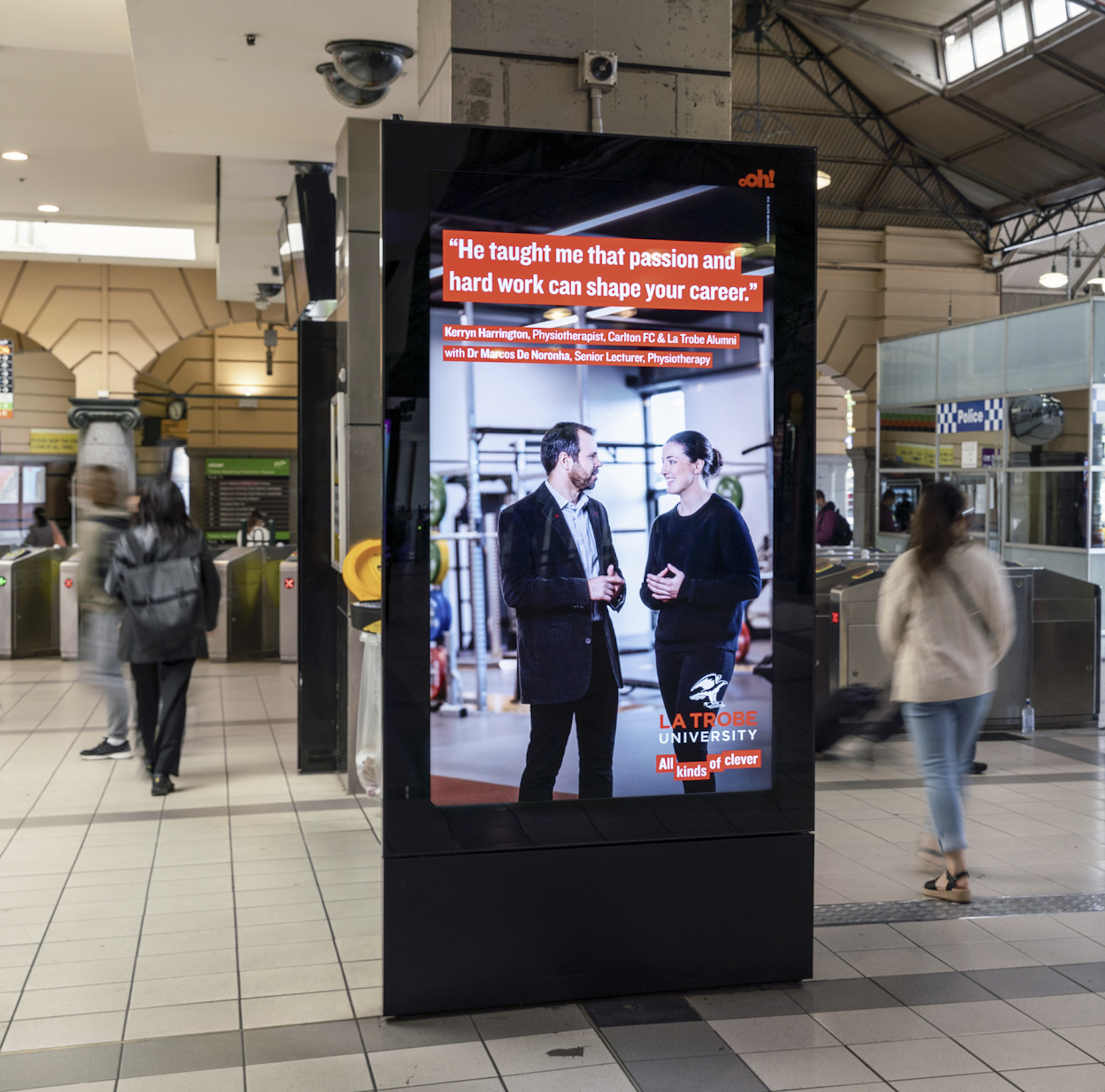 Ooh Media · ooh media train stations vertical