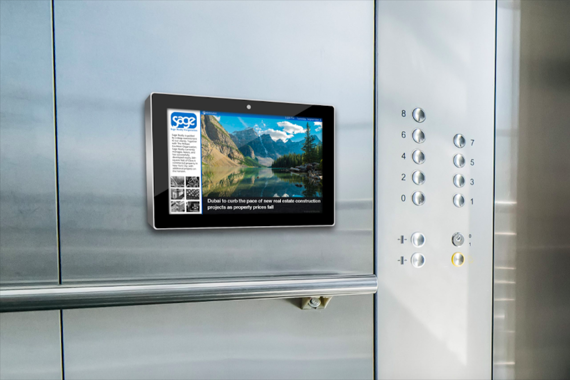 Office Buildings digital out-of-home screen by Screenverse
